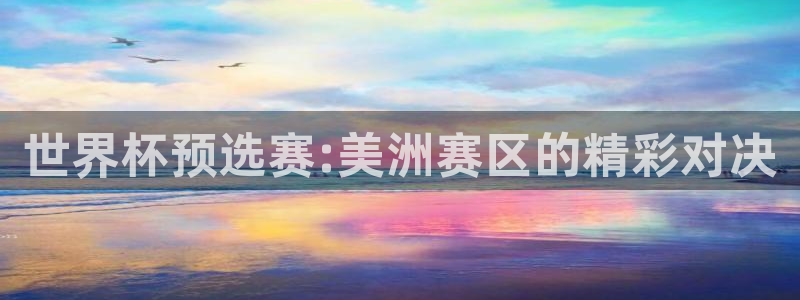 足球世界杯2026年赛程时间表：世界杯预选赛:美洲赛区的精彩对决