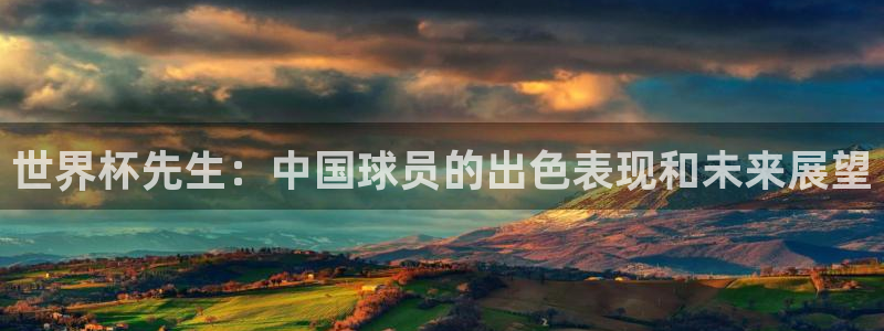足球世界杯赛程：世界杯先生：中国球员的出色表现和未来展望