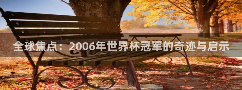 2026年世界杯对阵图：全球焦点：2006年世界杯冠军的奇迹与启示